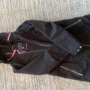 Tommy Hilfiger Black Jacket with Red & White Trim